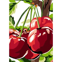 Canevas Luc Création Des cerises gourmandes