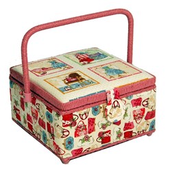 Boites à Couture en tissu SelBack Passion Couture format carré