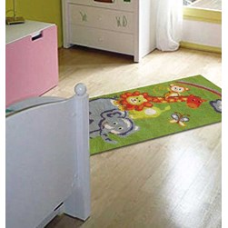 Tapis 100% pure laine Smyrnalaine Les animaux de l'arche de Noé