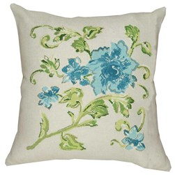 Coussin broderie Point de Croix Anette Eriksson Fleur Hegga