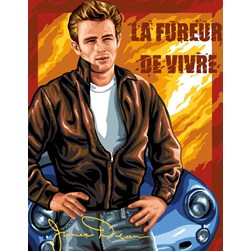 Canevas Rafael Angelot La fureur de vivre - James Dean