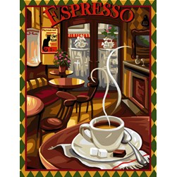 Canevas Rafael Angelot Un petit expresso