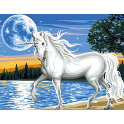 Canevas Rafael Angelot La licorne fantastique