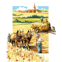 Canevas Luc Création Travail de campagne