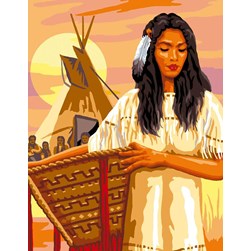 Canevas Luc Création Jeune squaw