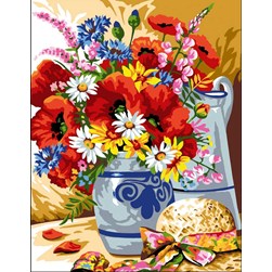 Canevas Luc Création Bouquet de campagnard