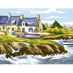 Canevas Luc Création La maison aux mouettes