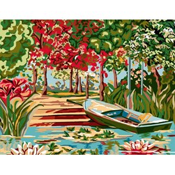 Canevas Luc Création Les marais fleuris