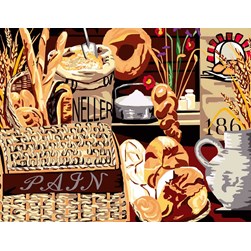 Canevas Luc Création La fraîcheur des pains du boulanger