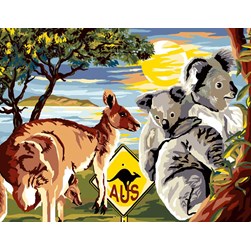 Canevas Luc Création Safari en Australie