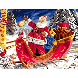 Canevas Luc Création Bienvenue Noël