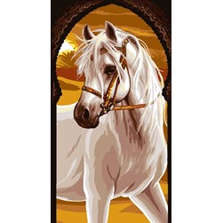 Canevas Rafael Angelot L'étalon de la porte d'orient