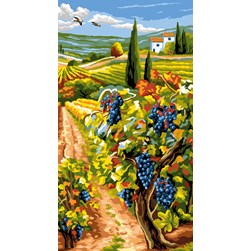 Canevas Rafael Angelot Le chemin du vignoble