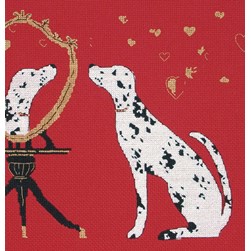 kit Point de croix Maia Le miroir du dalmatien