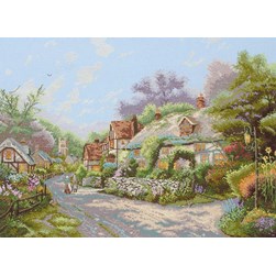 kit Point de croix Maia Dans les rues de mon village