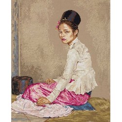 kit Point de croix Maia Soie birmane