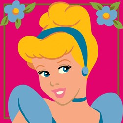 Coussin au demi point Royal Paris La coiffure de cendrillon - Disney