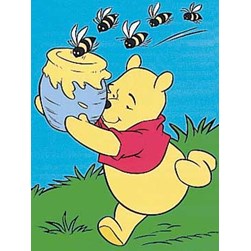 kit Canevas - Petits trous Royal Paris Winnie et les abeilles - Disney