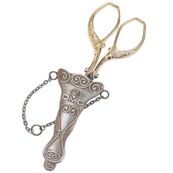 Pendentif étui à ciseaux vintage