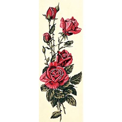 Canevas Margot Rose redouté