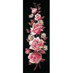 Canevas Margot Roses intenses