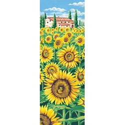 Canevas Margot Champ de tournesols