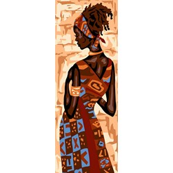 Canevas Margot Jeune femme d'Afrique