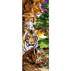 Canevas Margot Le pêle-mêle des félins
