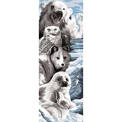 Canevas Margot Le pêle-mêle du grand Nord