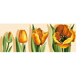 Canevas Margot Cycle d'une tulipe