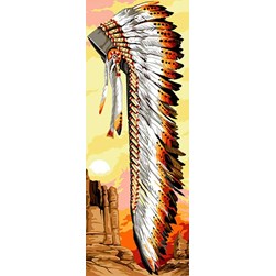 Canevas Margot La coiffe du chef du canyon