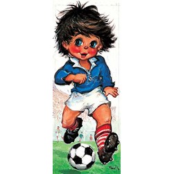 Canevas Margot Petit footballer