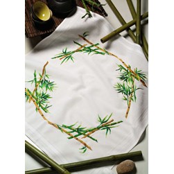 kit Nappe - Broderie Traditionnelle Royal Paris Branches de bambous