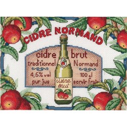 kit Point de croix Royal Paris Cidre normand