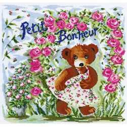 kit Point de croix Royal Paris Petit bonheur d'ours