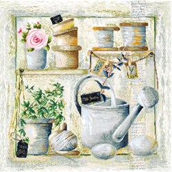 kit Point de croix Royal Paris Mes outils de jardinage