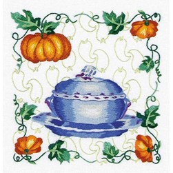 kit Point de croix Royal Paris La soupe à la citrouille