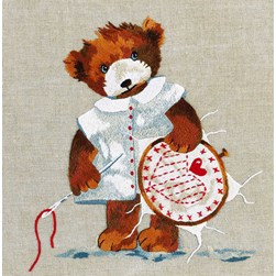 kit Point de croix Royal Paris L'ourse brode
