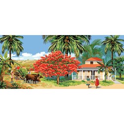 Canevas Luc Création Outre-mer festif