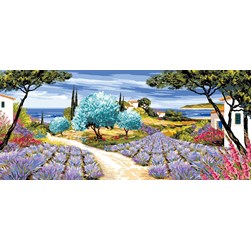 Canevas Luc Création Le paysage du sud