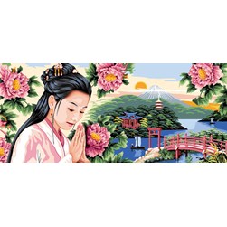 Canevas Luc Création Dans l'empire du soleil levant