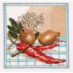 kit Point de croix Royal Paris Piments et oignons