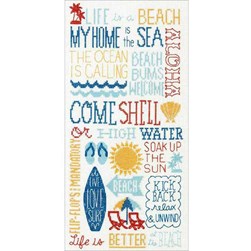 kit Point de croix Dimensions Les mots de la mer