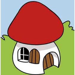 kit Canevas - Gros trous SEG La maison champignon