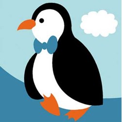 kit Canevas - Gros trous SEG Monsieur pingouin