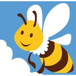 kit Canevas - Gros trous SEG Abeille dans le ciel