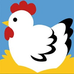 kit Canevas - Gros trous SEG Poule couveuse