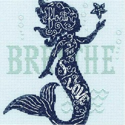 kit Point de croix Dimensions Chant de la sirène