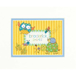 Broderie naissance Dimensions Les créatures de la forêt