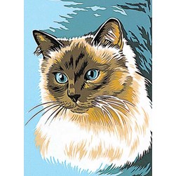 Canevas Margot Chat siamois